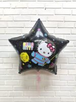 Шар фольгированный звезда "Hello Kitty. Космонавт"