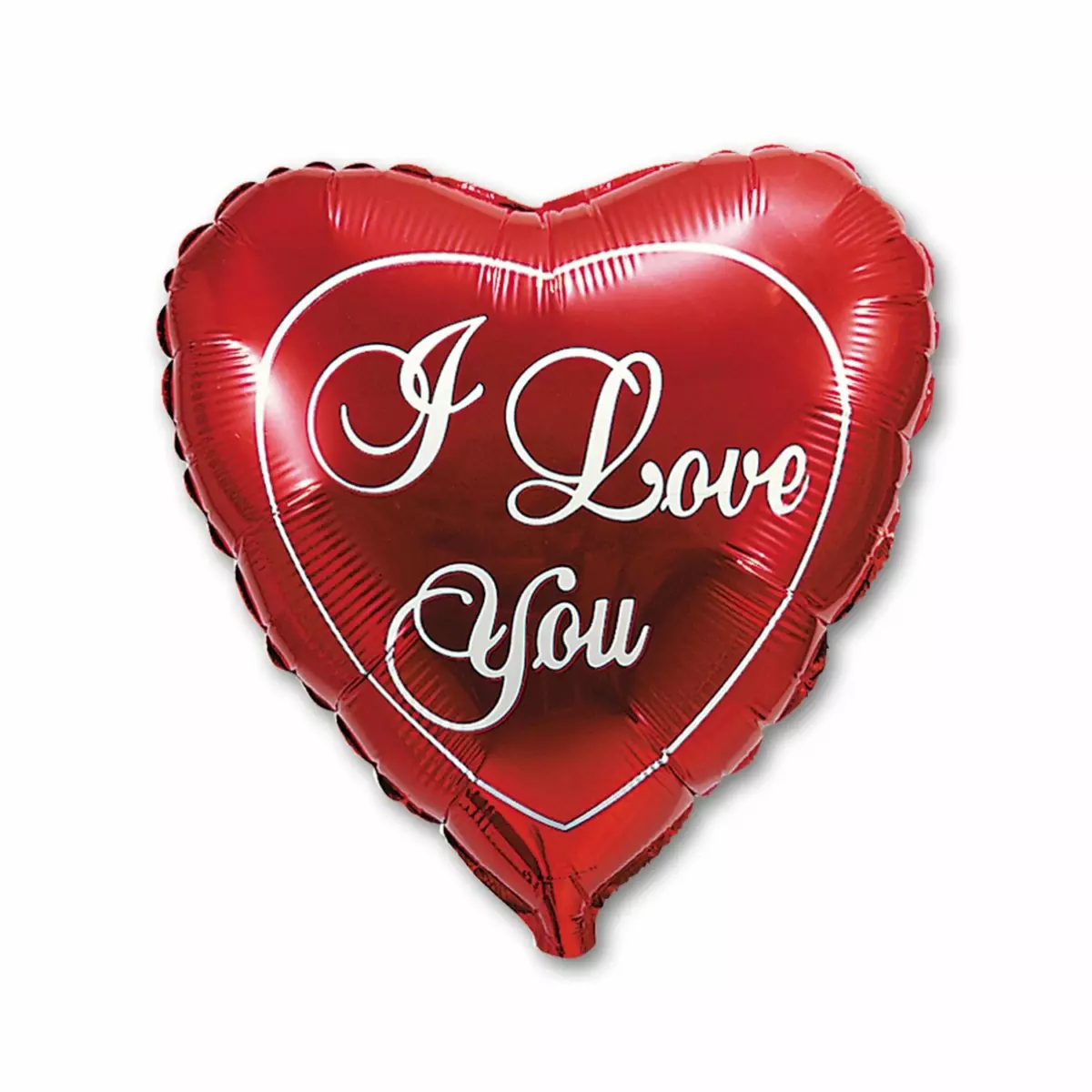 Шар фольгированный сердце "I love you", 81 см — изображение 1
