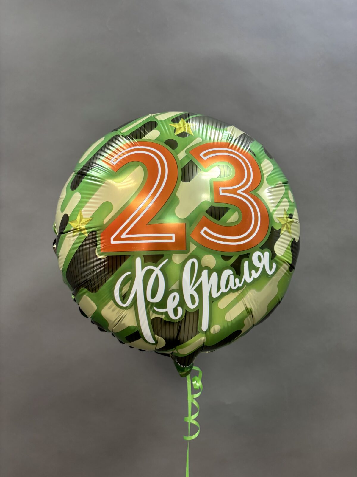 IMG_2137 Шар фольгированный круг "23 февраля" — изображение 1