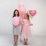 Шар фольгированный сердце "С ДР СИСТЕР" — изображение 2