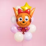 Шар фольгированный фигурный "Три Кота, Карамелька Фея" — изображение 2